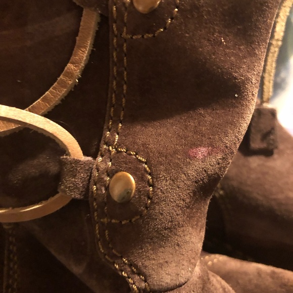 UGG Women’s Surfcat Lace Up Suede Leather Sheepskin Winter Boots - Picture 13 of 14